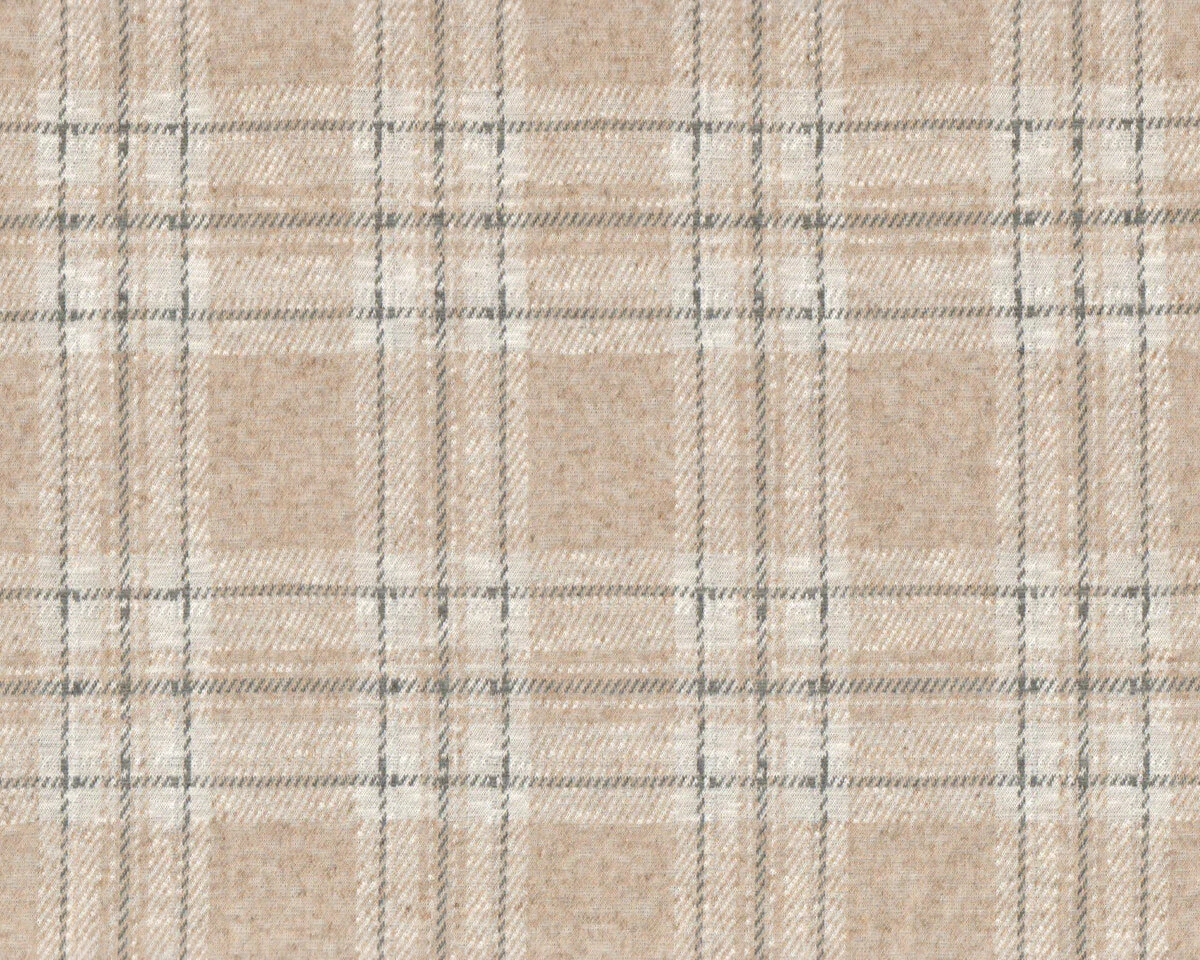 Jacquard-Strickjersey ALBERT, Glencheck-Karo, hellbeige, Hilco
