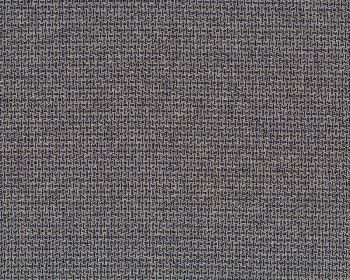 Jacquard-Strickjersey DANTE, Flechtmuster, graublau, Hilco