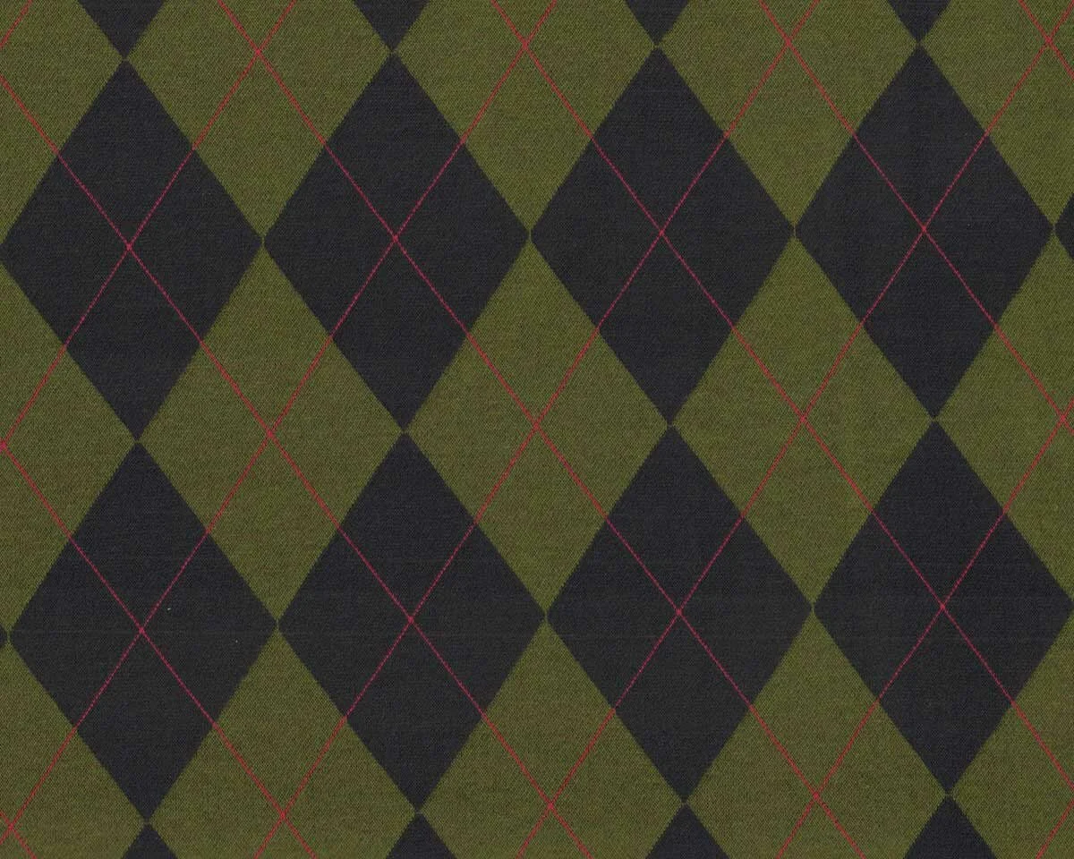 Jacquard-Strickjersey MELODY, Diagonal-Karo, grün, Hilco