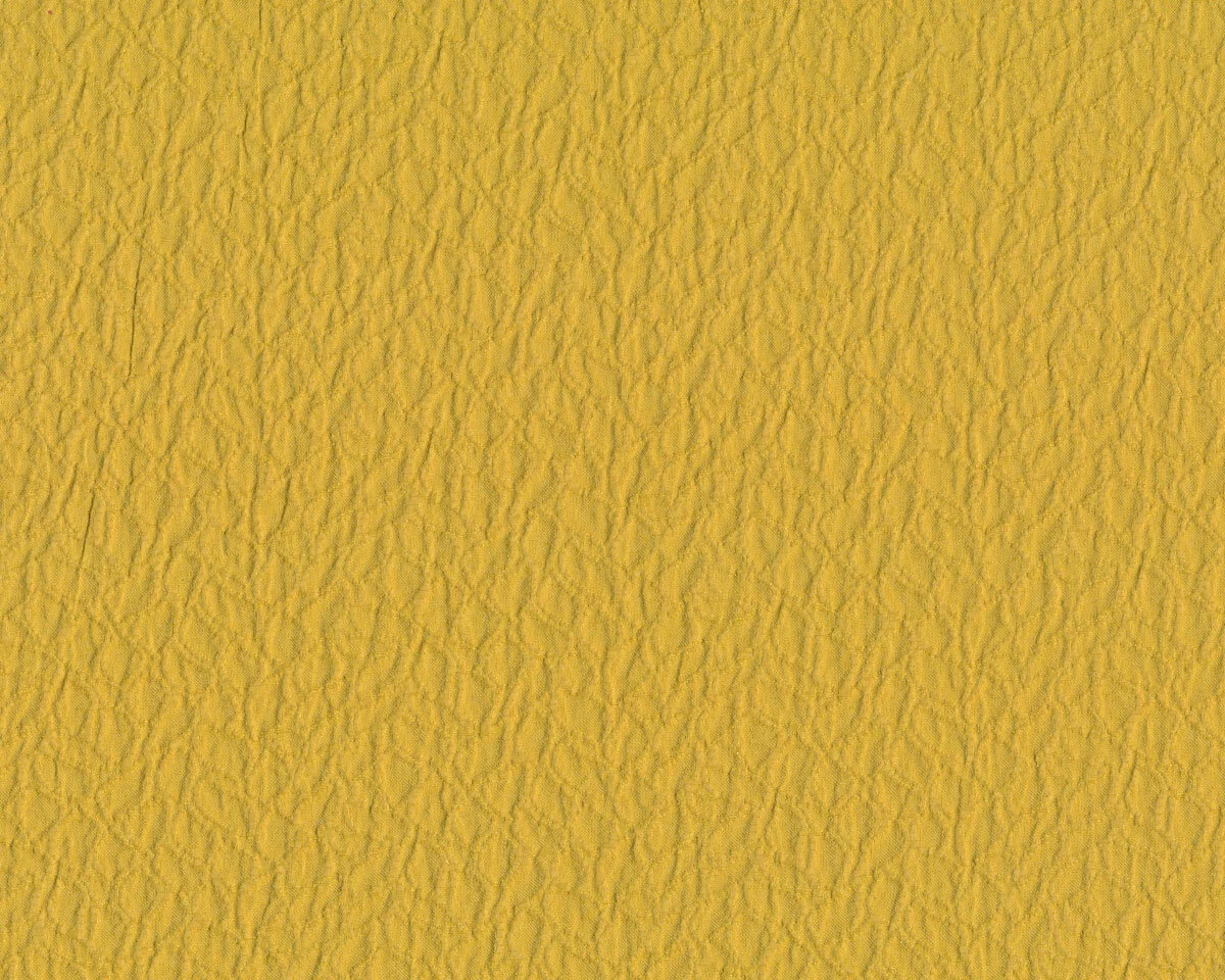 Jacquardstoff DIMENSION, Blattmuster, safrangelb, Fibre Mood