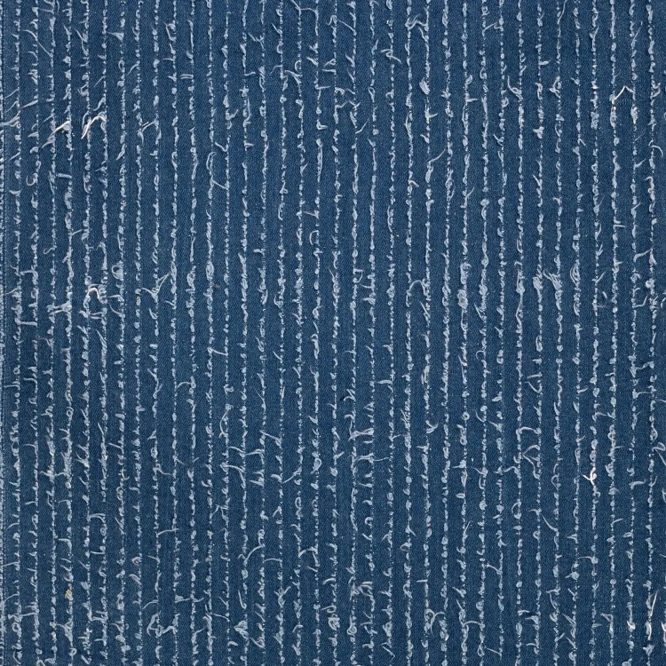 Jeansstoff Fancy Stripes, mittelblau