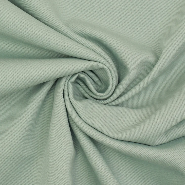 Jeansstoff vorgewaschen, pastellgrün