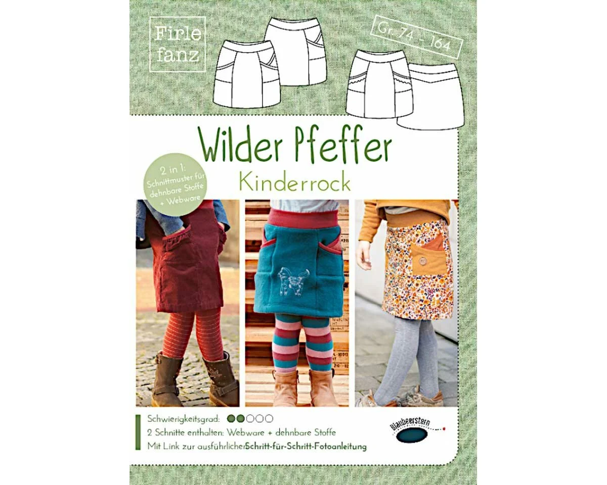 Kinder-Schnittmuster WILDER PFEFFER, Blaubeerstern