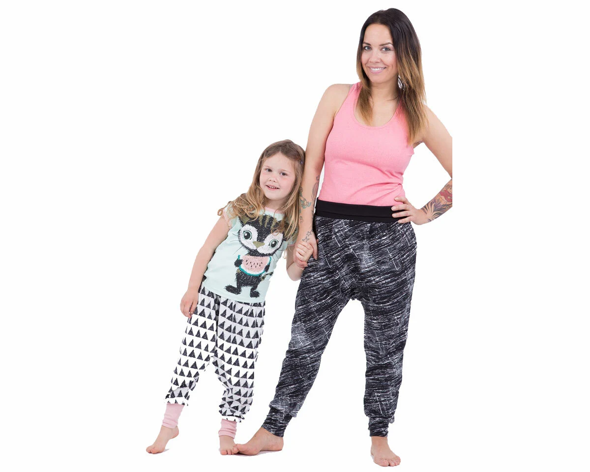 Kinder- und Damen-Schnittmuster Pumphose POPPY, pattydoo