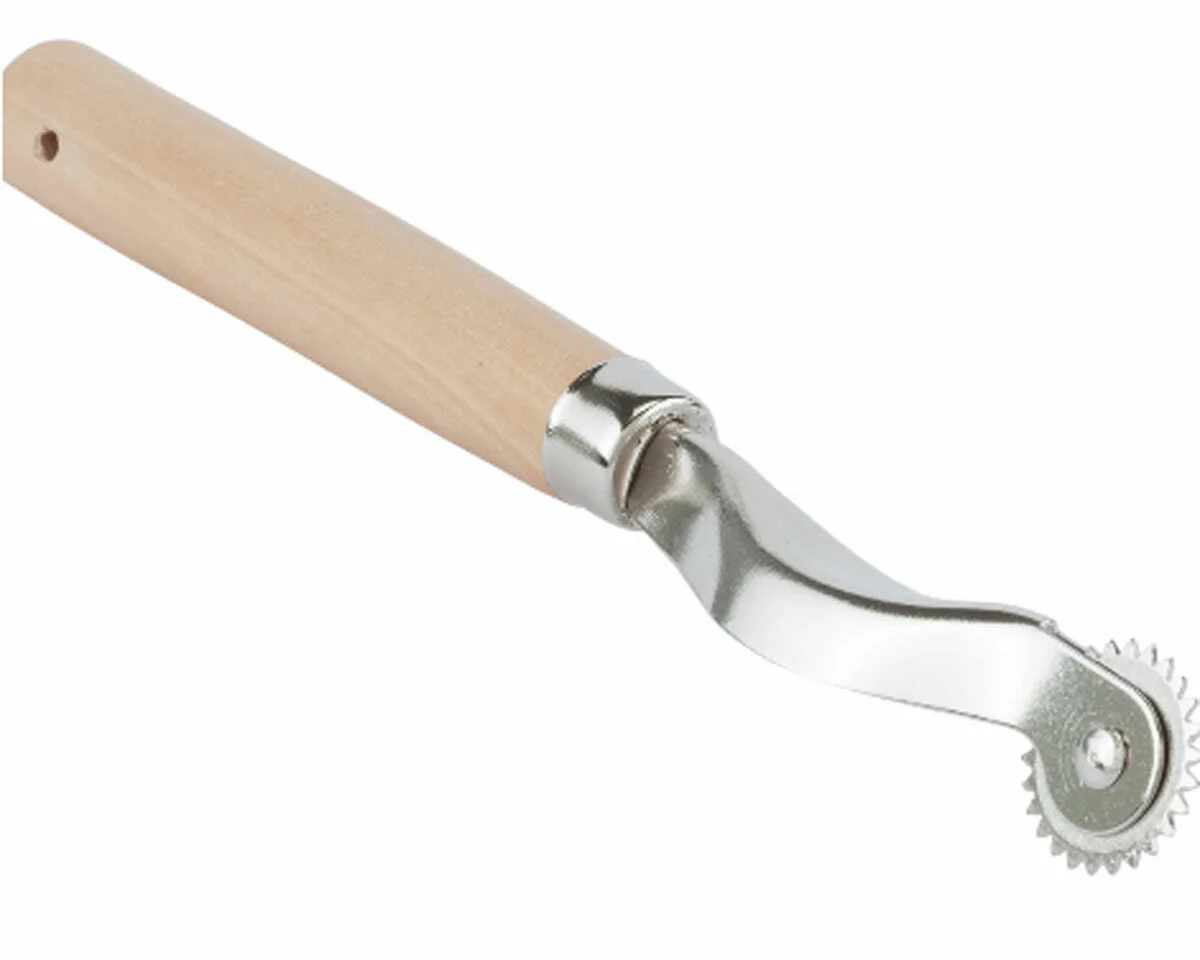 Kopierrädchen, Holz, gezahnt, burda