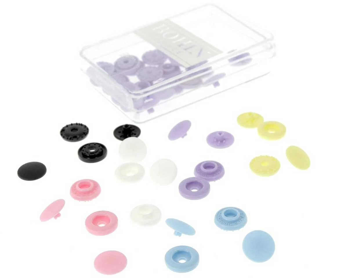 Kunststoff-Druckknöpfe FINGER SNAPS, 9 mm, Bohin