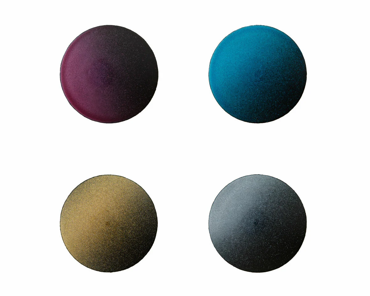Kunststoffknopf ELE mit Glitzer-Sprenkeln, Union Knopf