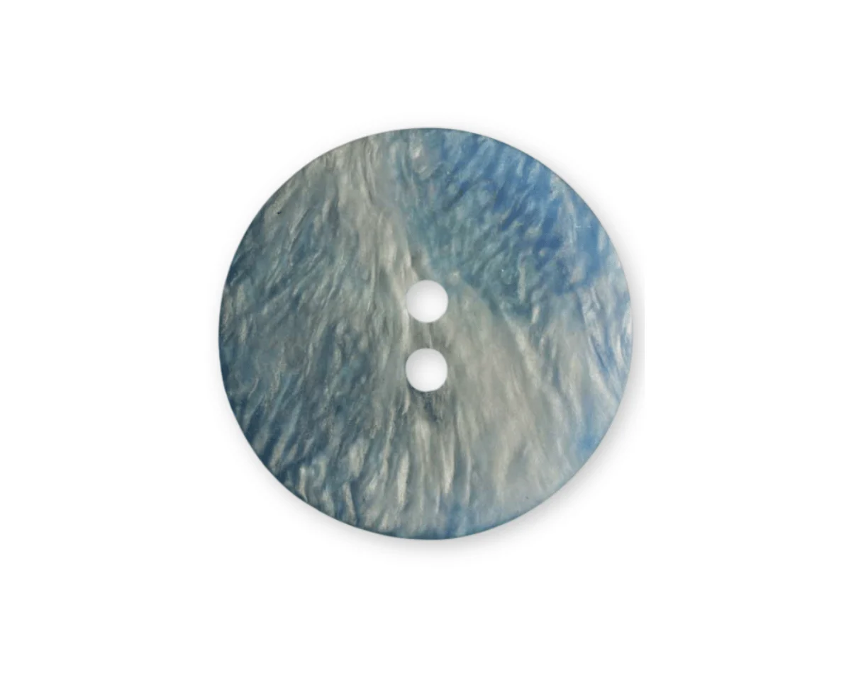 Kunststoffknopf OCEANWAVE, marmoriert, 15, 20, 25 mm, Dill Knopf