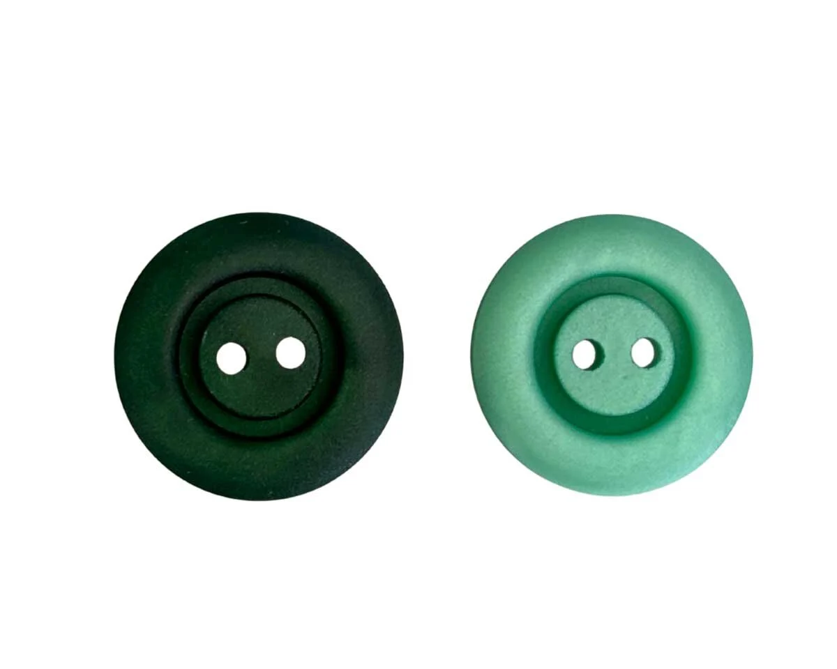 Kunststoffknopf ORBIT, matt, Lochkontur, 18 mm, Union Knopf