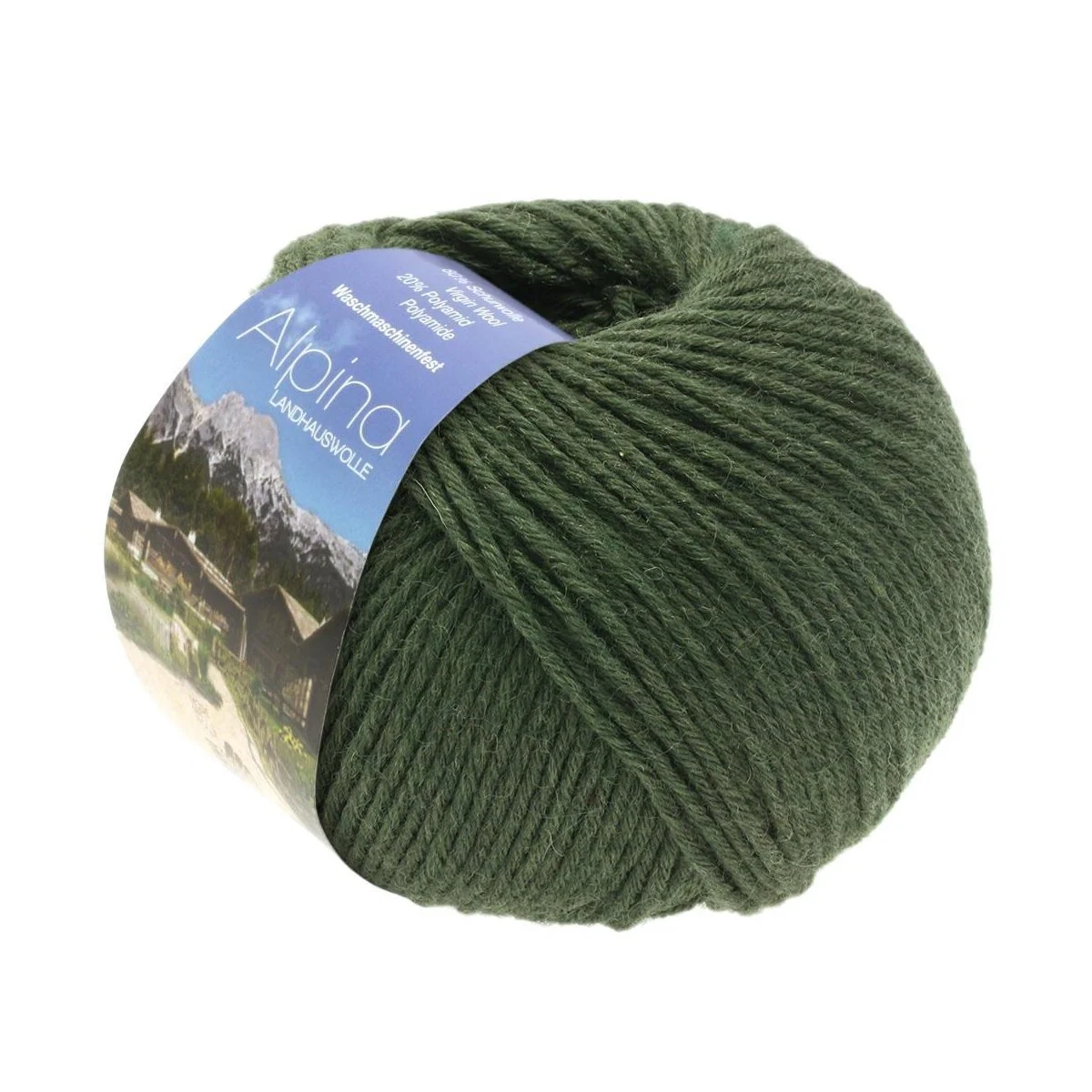 Lana Grossa - Alpina Landhauswolle 0054 moosgrün