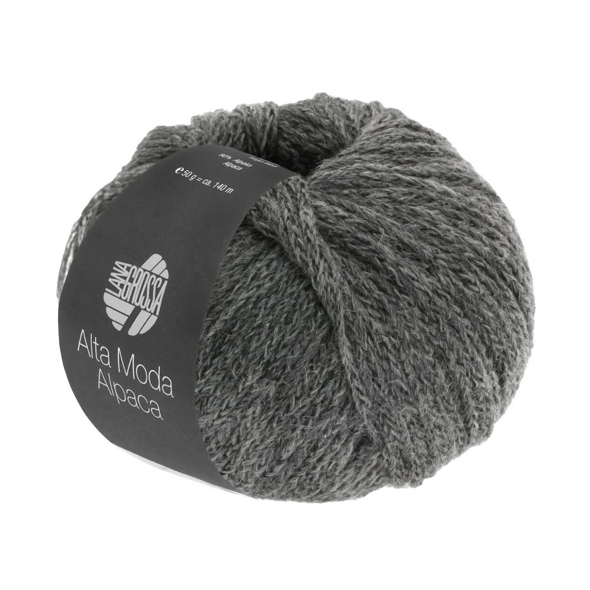 Lana Grossa - Alta Moda Alpaca 0022 dunkelgrau meliert