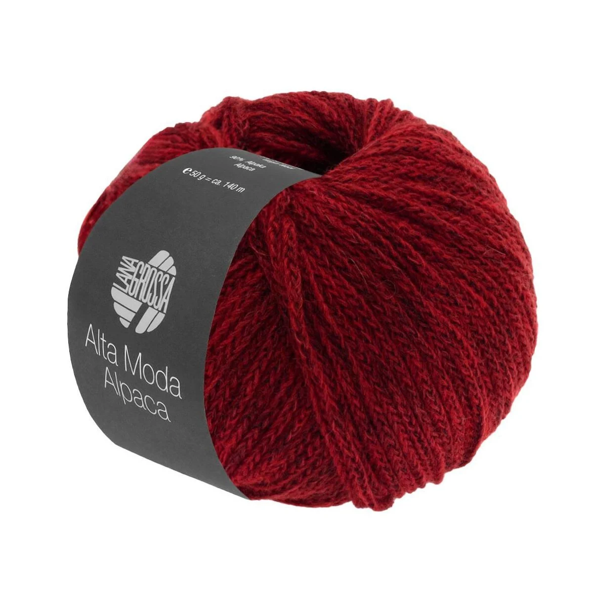Lana Grossa - Alta Moda Alpaca 0040 dunkelrot meliert