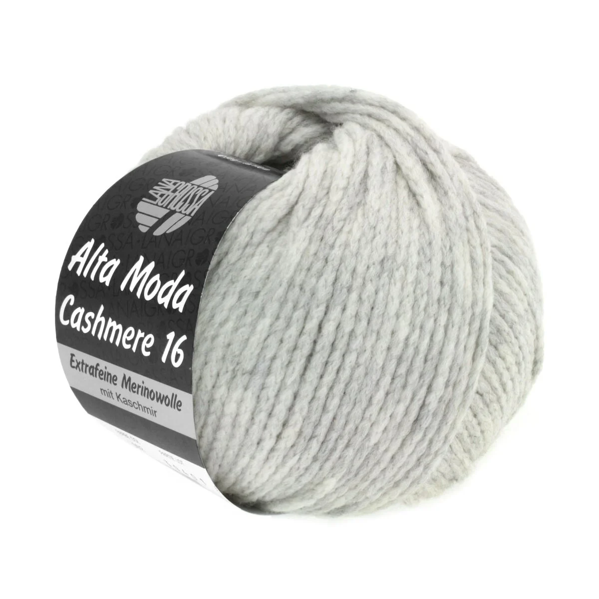 Lana Grossa - Alta Moda Cashmere 16 0001 hellgrau meliert