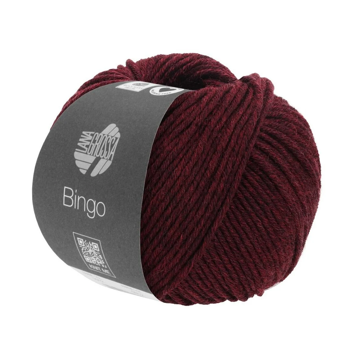 Lana Grossa - Bingo Melange 1006 schwarzrot meliert