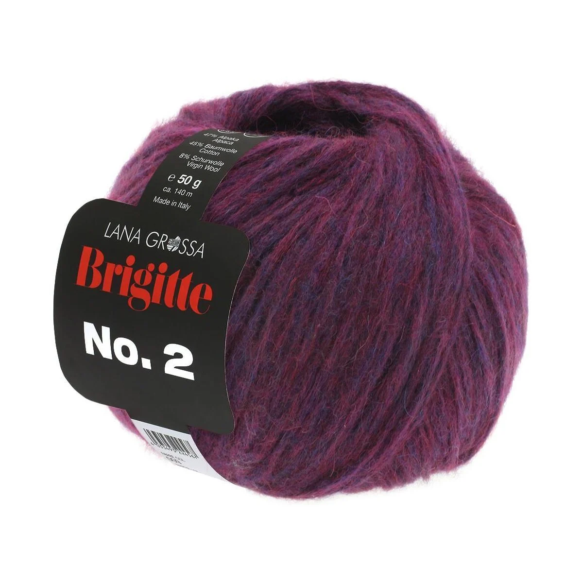 Lana Grossa - Brigitte No. 2 0034 aubergine