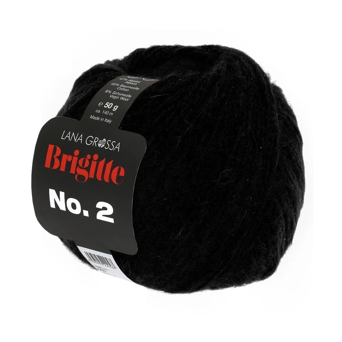 Lana Grossa - Brigitte No. 2 0036 schwarz