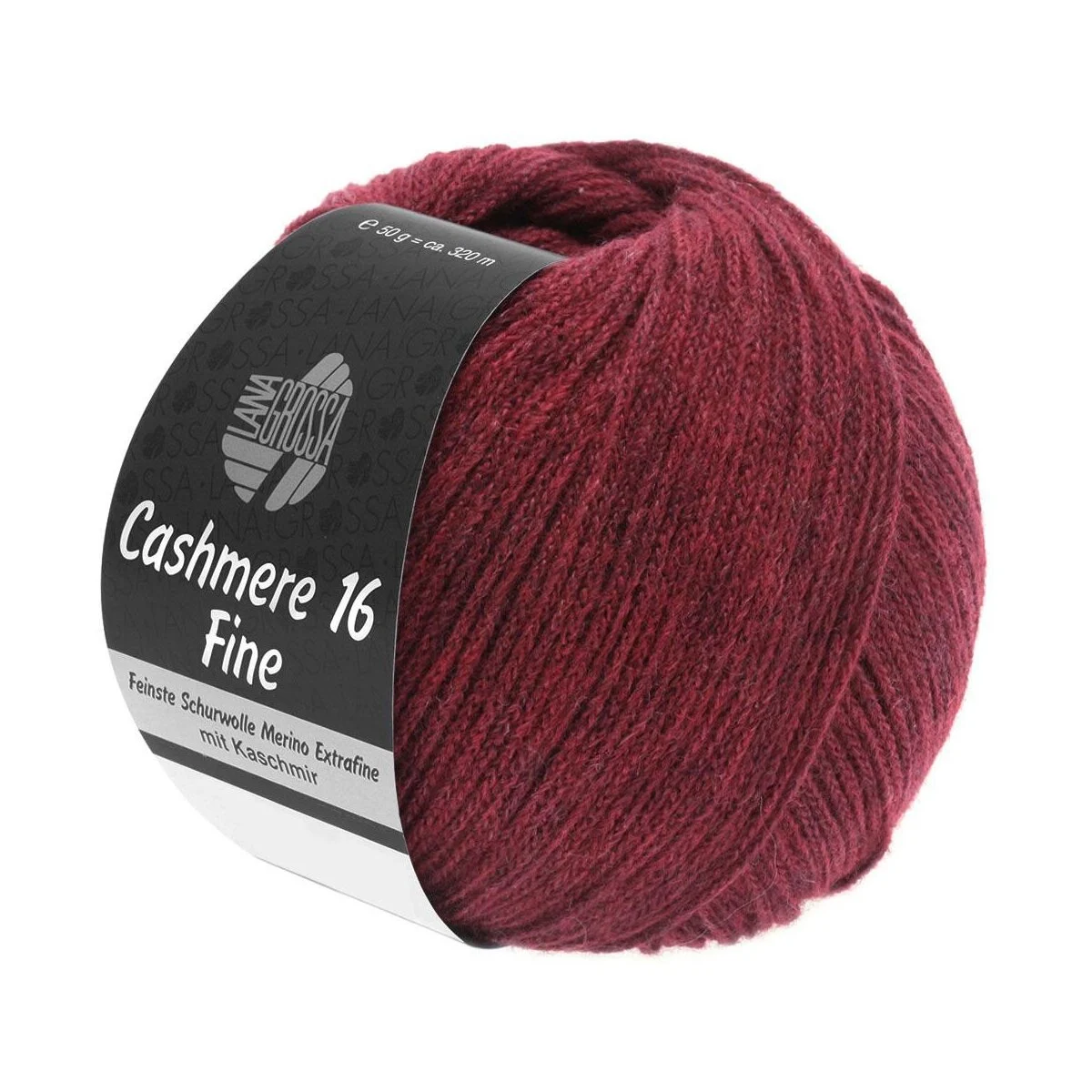 Lana Grossa - Cashmere 16 Fine 0011 dunkelrot