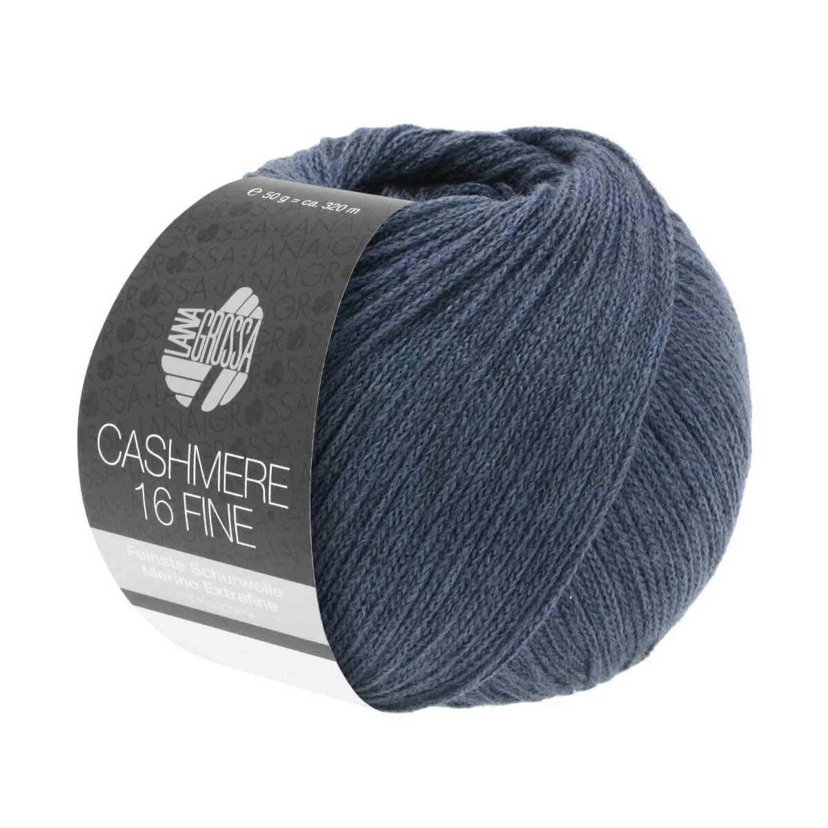 Lana Grossa - Cashmere 16 Fine 0039 dunkles rauchblau