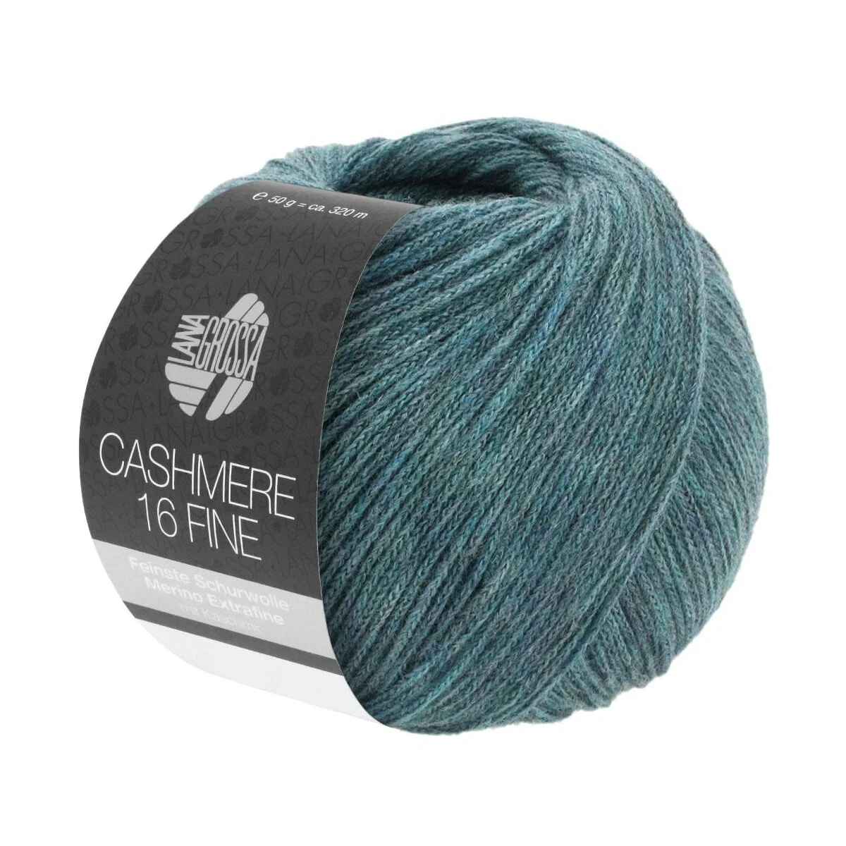Lana Grossa - Cashmere 16 Fine 0040 petrolgrün