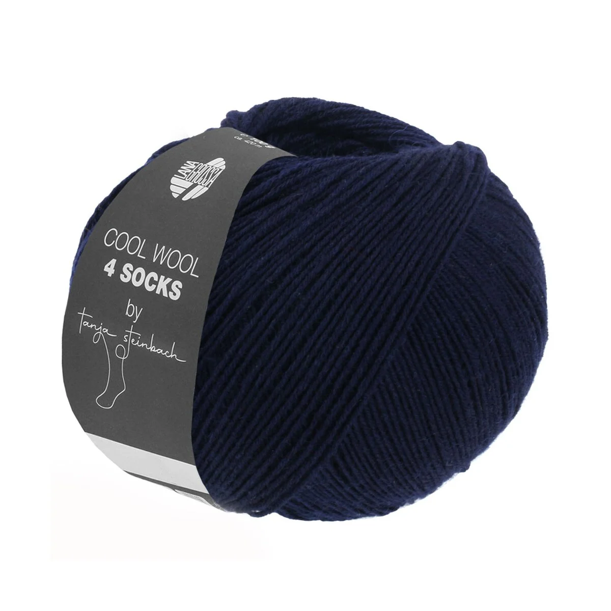 Lana Grossa - Cool Wool 4 Socks Uni 7705 nachtblau