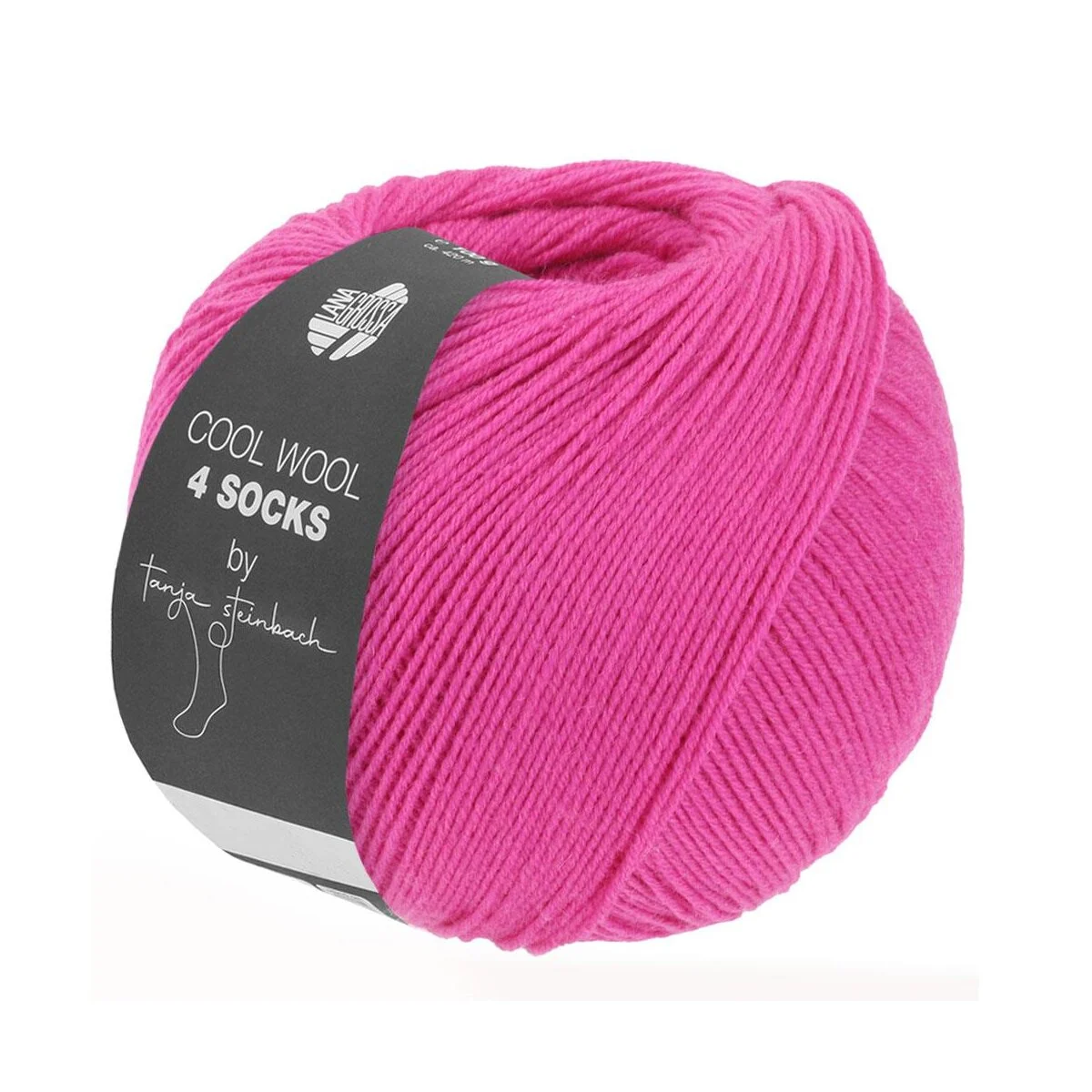 Lana Grossa - Cool Wool 4 Socks Uni 7717 fuchsia