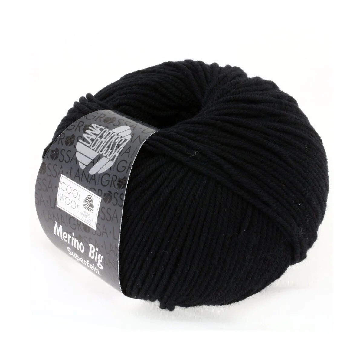 Lana Grossa – Cool Wool Big 0627 schwarz