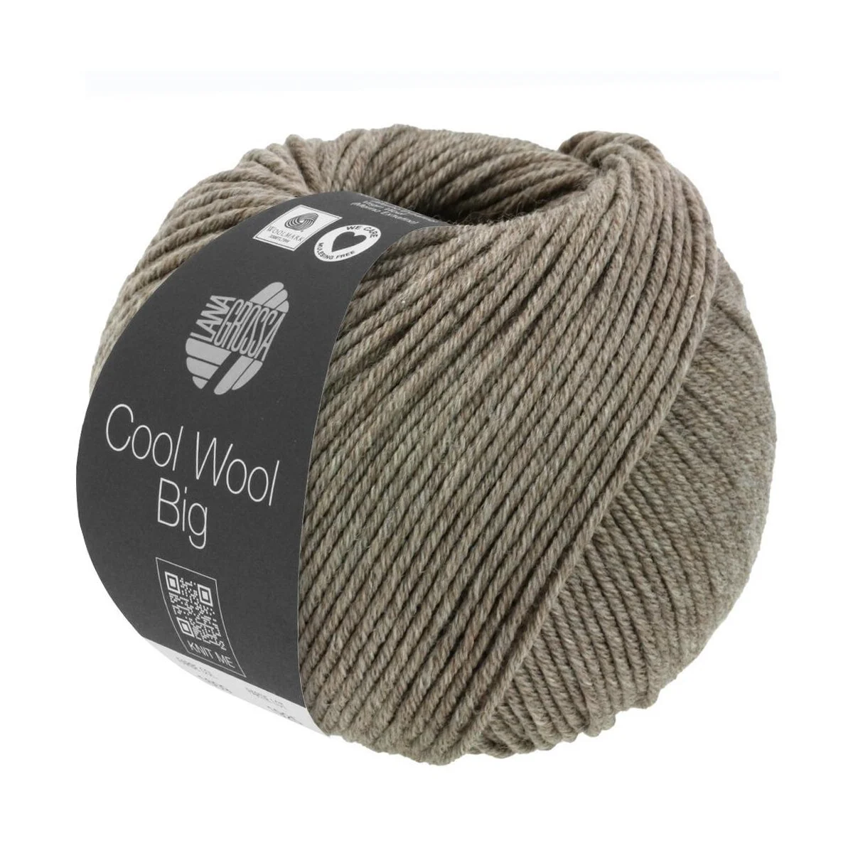 Lana Grossa - Cool Wool Big Melange 1621 graubraun meliert