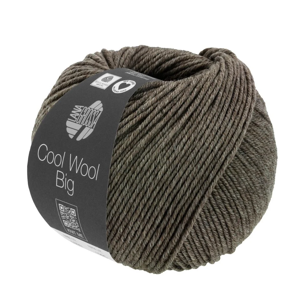 Lana Grossa - Cool Wool Big Melange 1622 dunkelbraun meliert