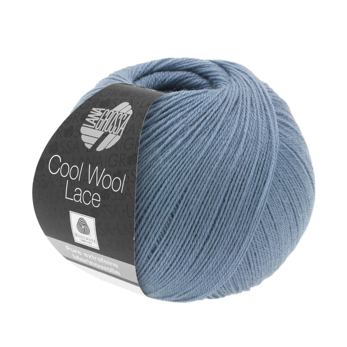 Lana Grossa - Cool Wool Lace 0002 taubenblau