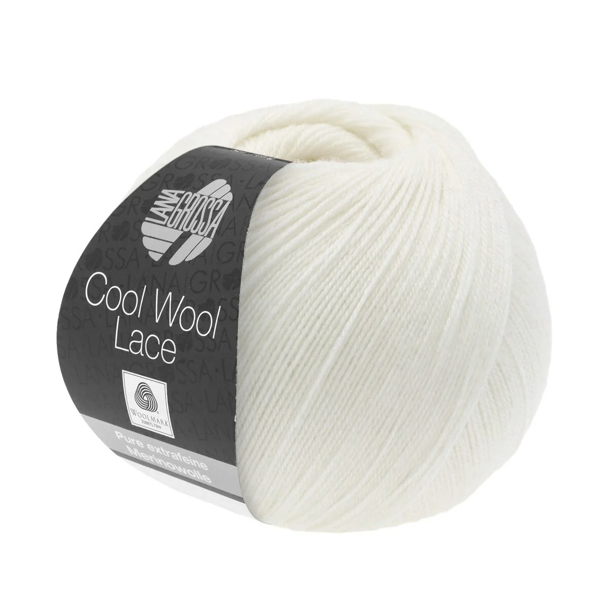 Lana Grossa - Cool Wool Lace 0014 rohweiß