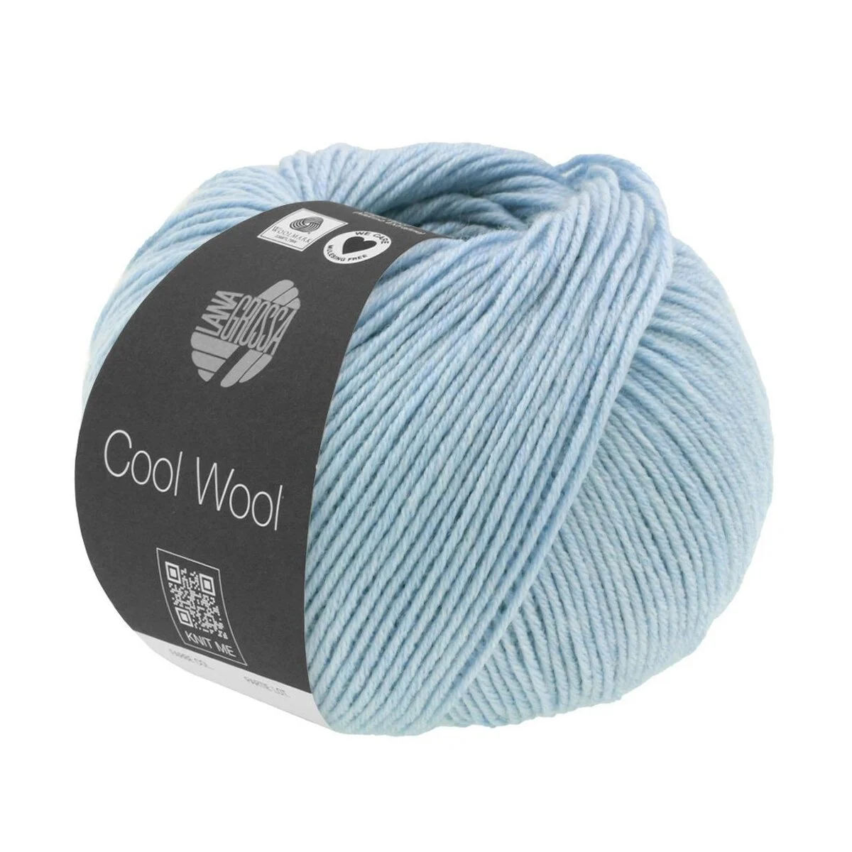 Lana Grossa - Cool Wool Melange 1420 hellblau meliert