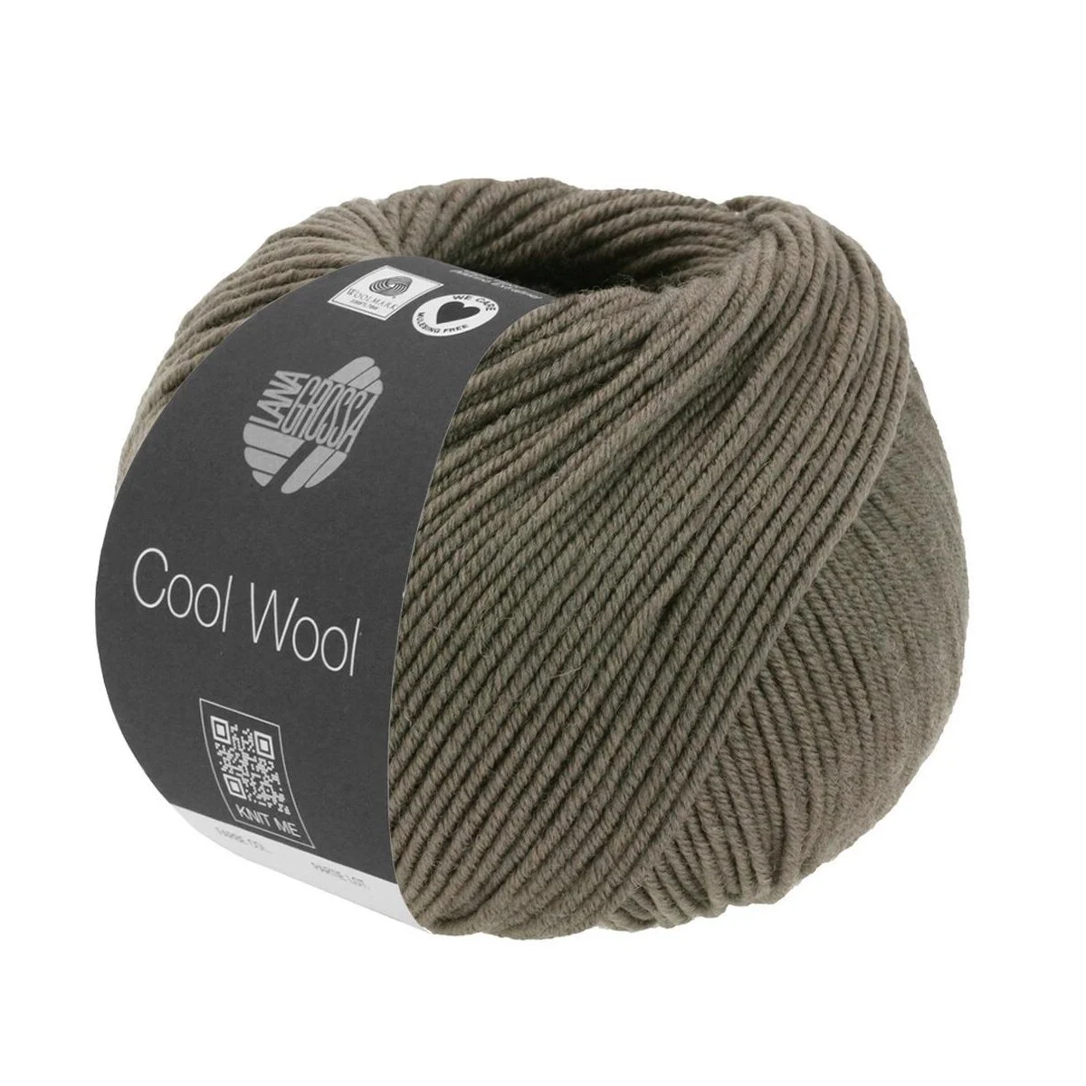 Lana Grossa - Cool Wool Melange 1422 dunkelbraun meliert