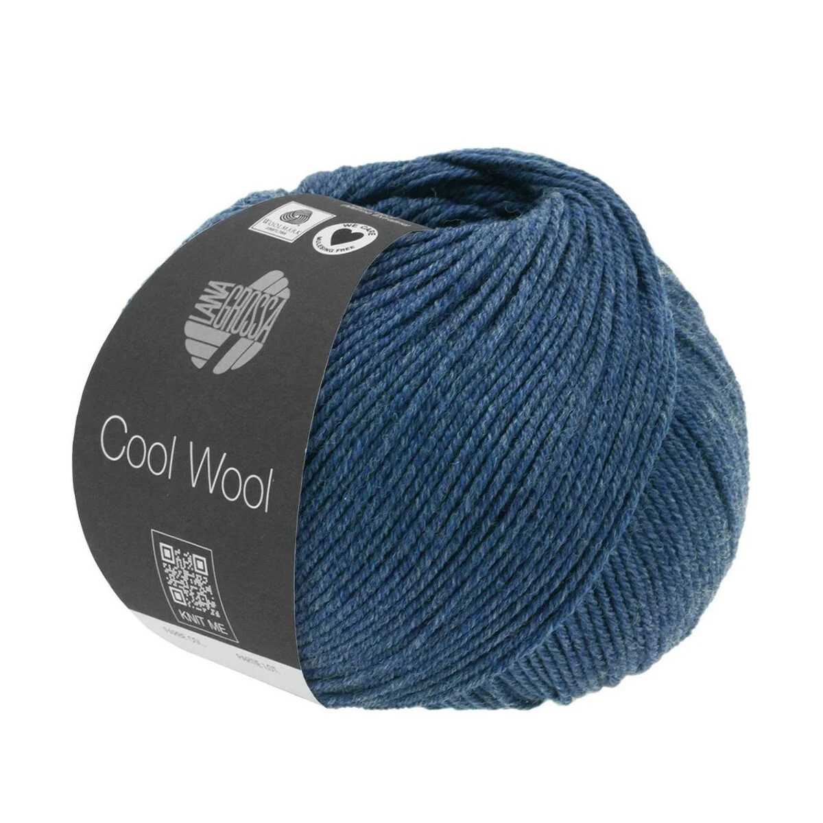 Lana Grossa - Cool Wool Melange 1490 dunkelblau meliert