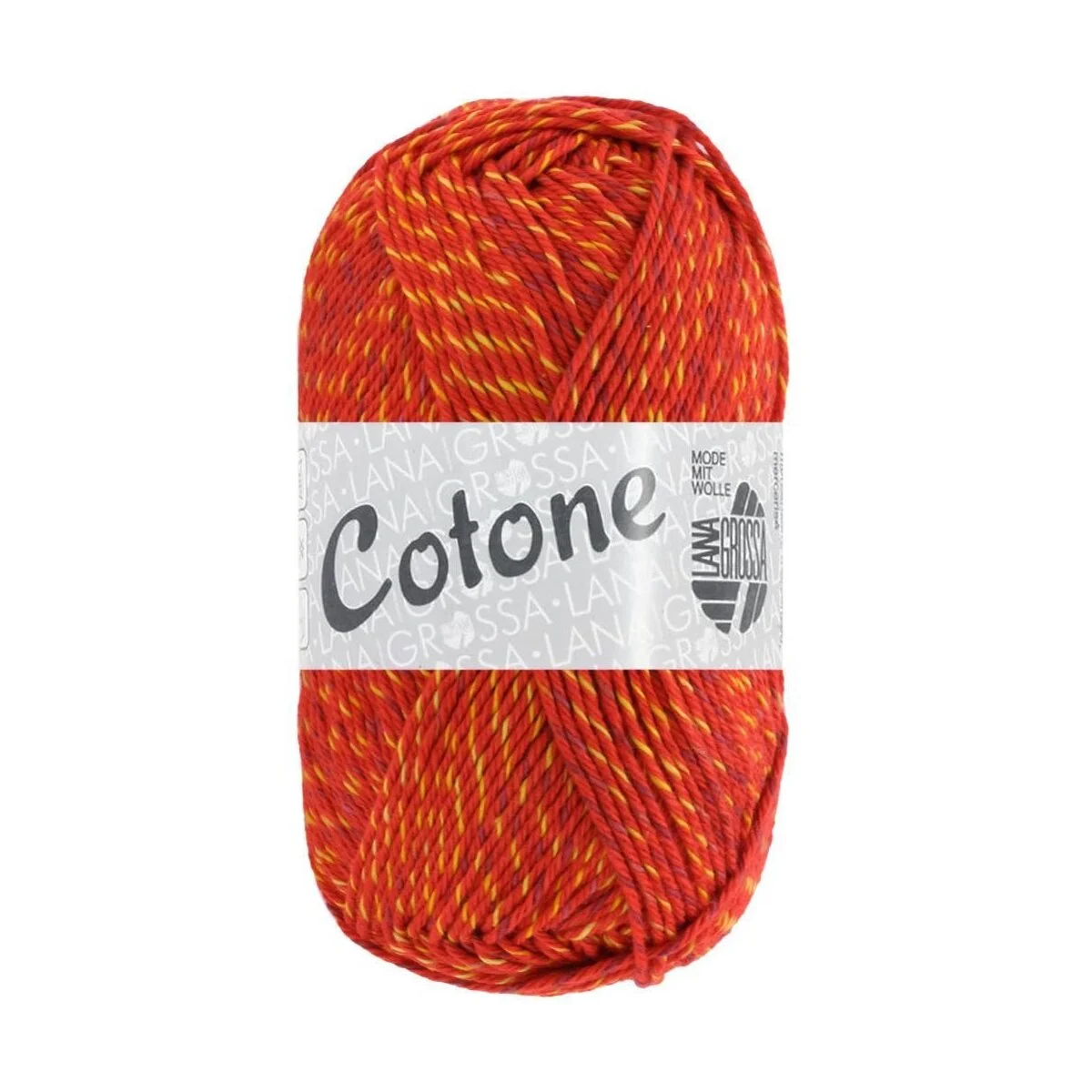 Lana Grossa - Cotone Mouliné 0519 rot gelb bordeaux