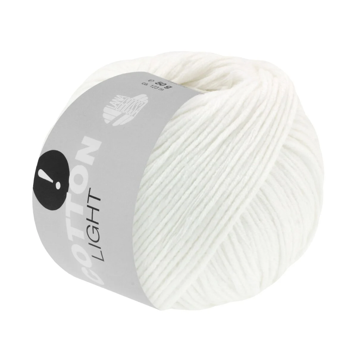 Lana Grossa - Cotton Light 0001 weiß