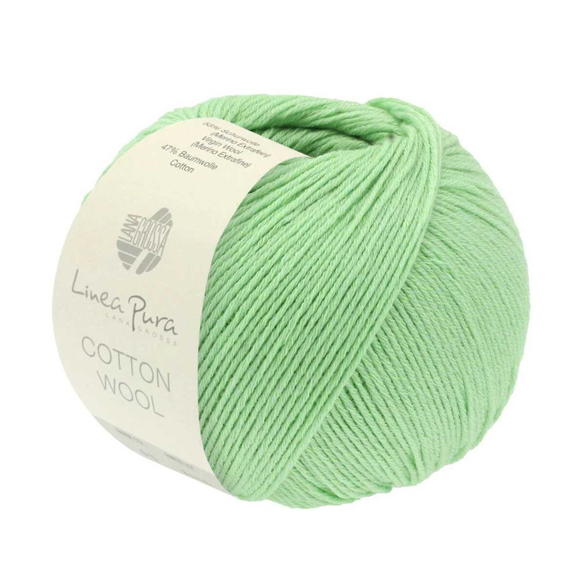 Lana Grossa - Cotton Wool 0020 zartgrün