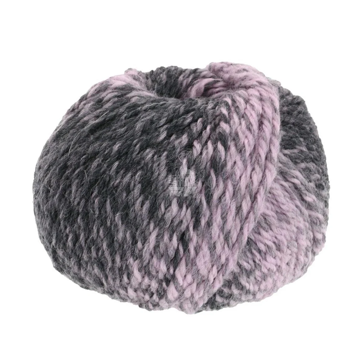 Lana Grossa - Duetto Classico 0005 rosa grau anthrazit