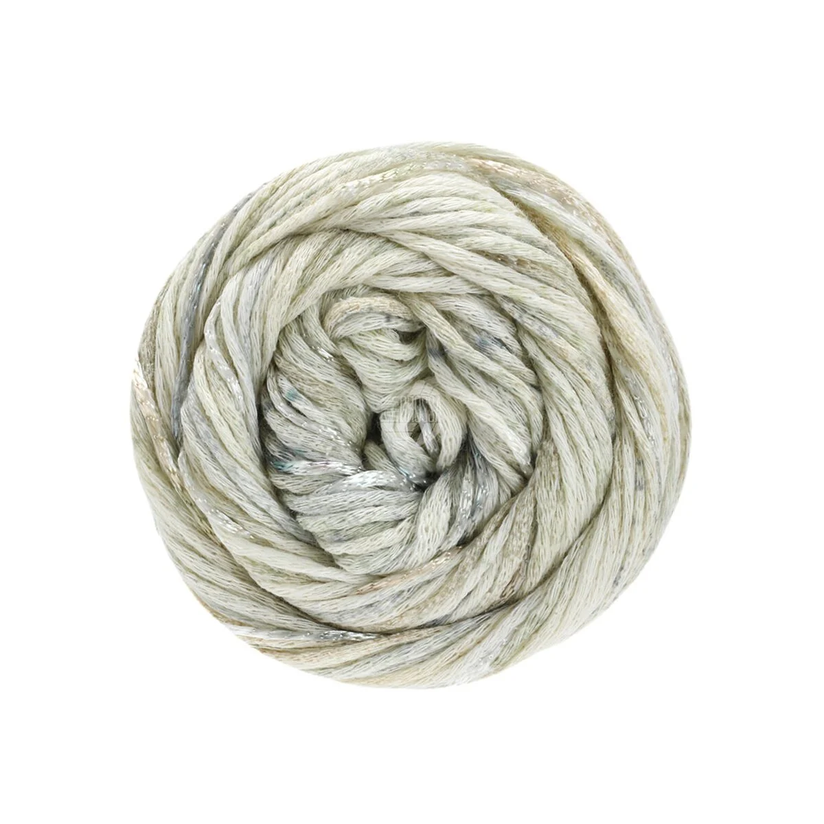 Lana Grossa - Ecco Print 0108 natur lila lichtgrün nougat