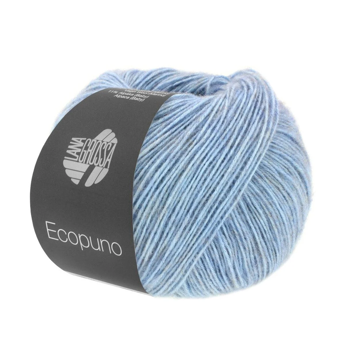 Lana Grossa - Ecopuno 0075 helles jeansblau
