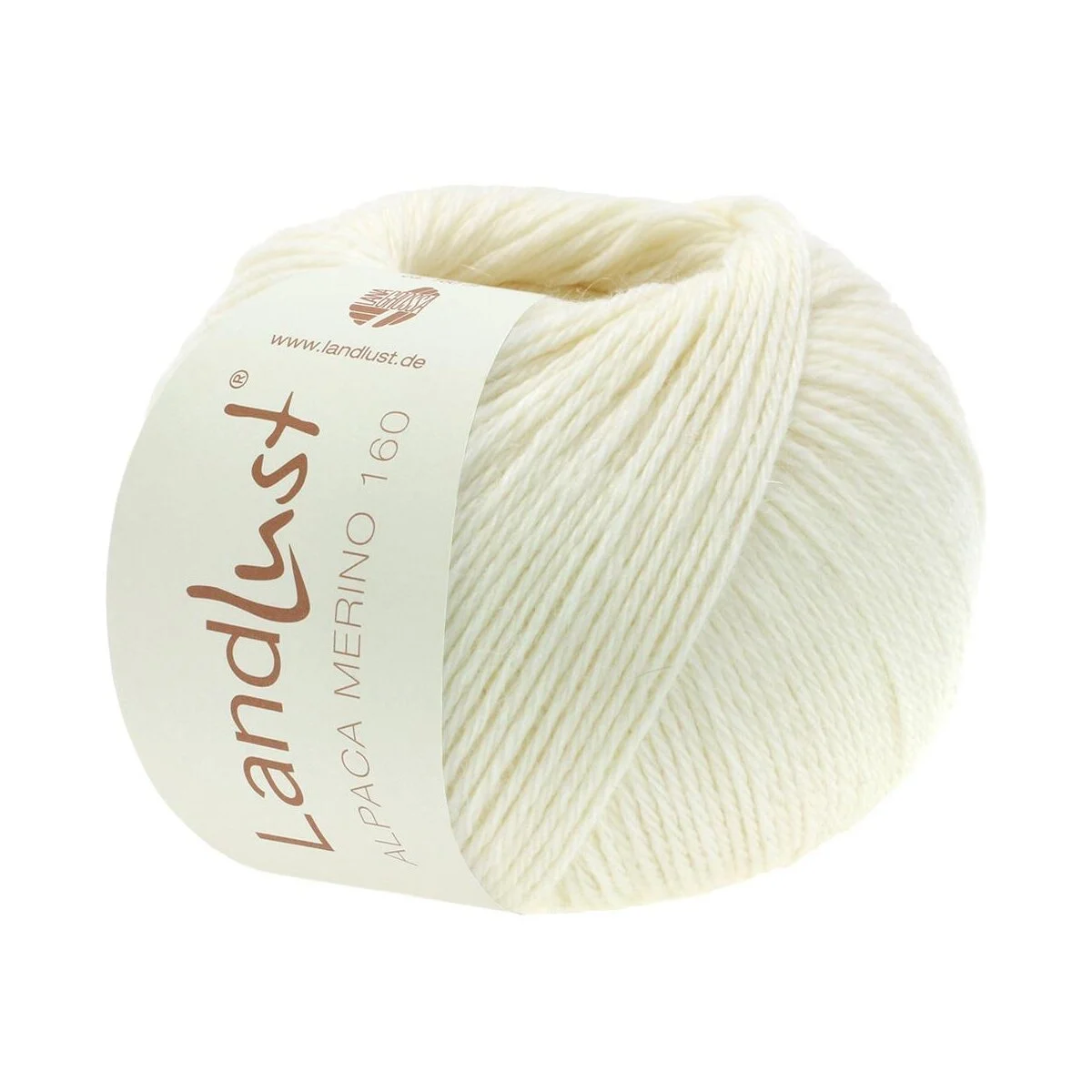 Lana Grossa - Landlust Alpaka Merino 160 0401 rohweiß