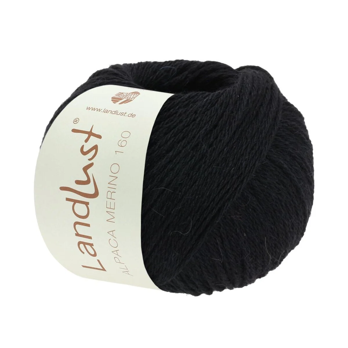 Lana Grossa - Landlust Alpaka Merino 160 0410 schwarz