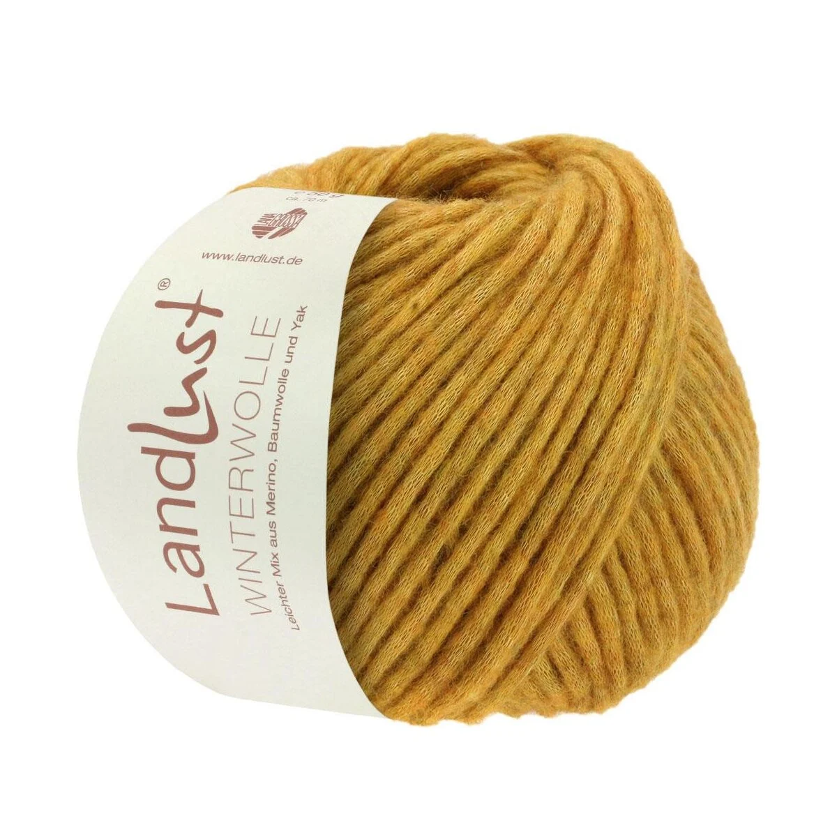 Lana Grossa - Landlust Winterwolle 0002 honiggelb meliert