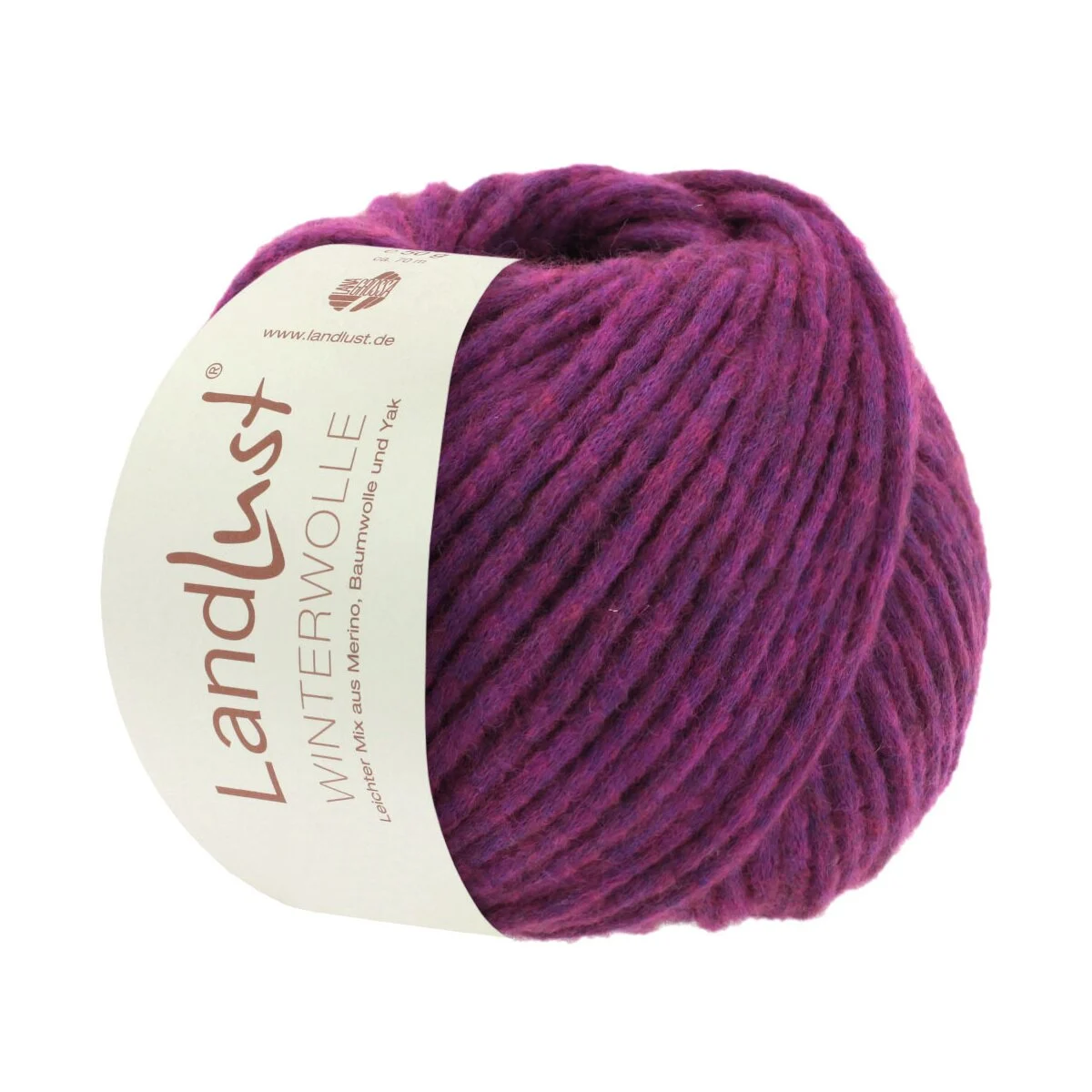 Lana Grossa - Landlust Winterwolle 0006 fuchsia meliert