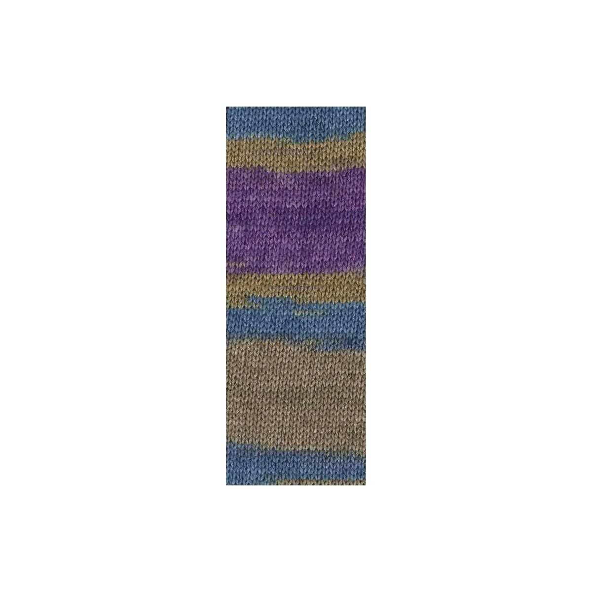 Lana Grossa - Linarte Color 0208 violett petrol khaki sandgelb