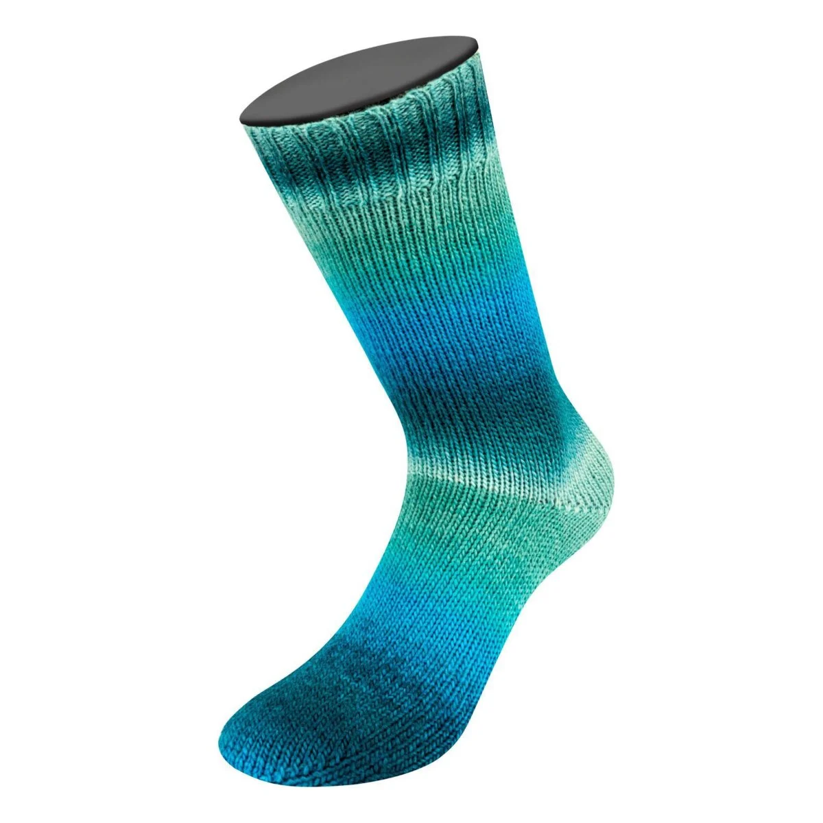 Lana Grossa - Meilenweit 100g Color Mix Soft 8052 dunkelpetrol petrolblau petrolgrün hellpetrol mint