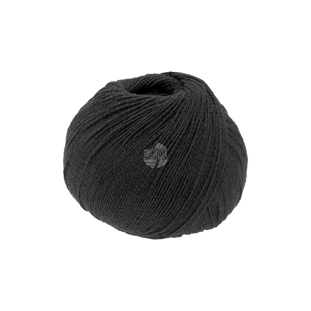 Lana Grossa - Meilenweit 100g Cotton Bamboo 0016 schwarz