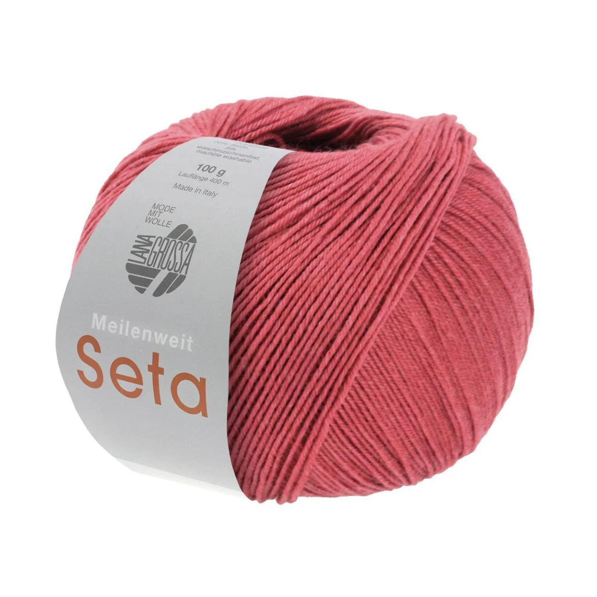 Lana Grossa - Meilenweit 100g Seta 0027 tonrot