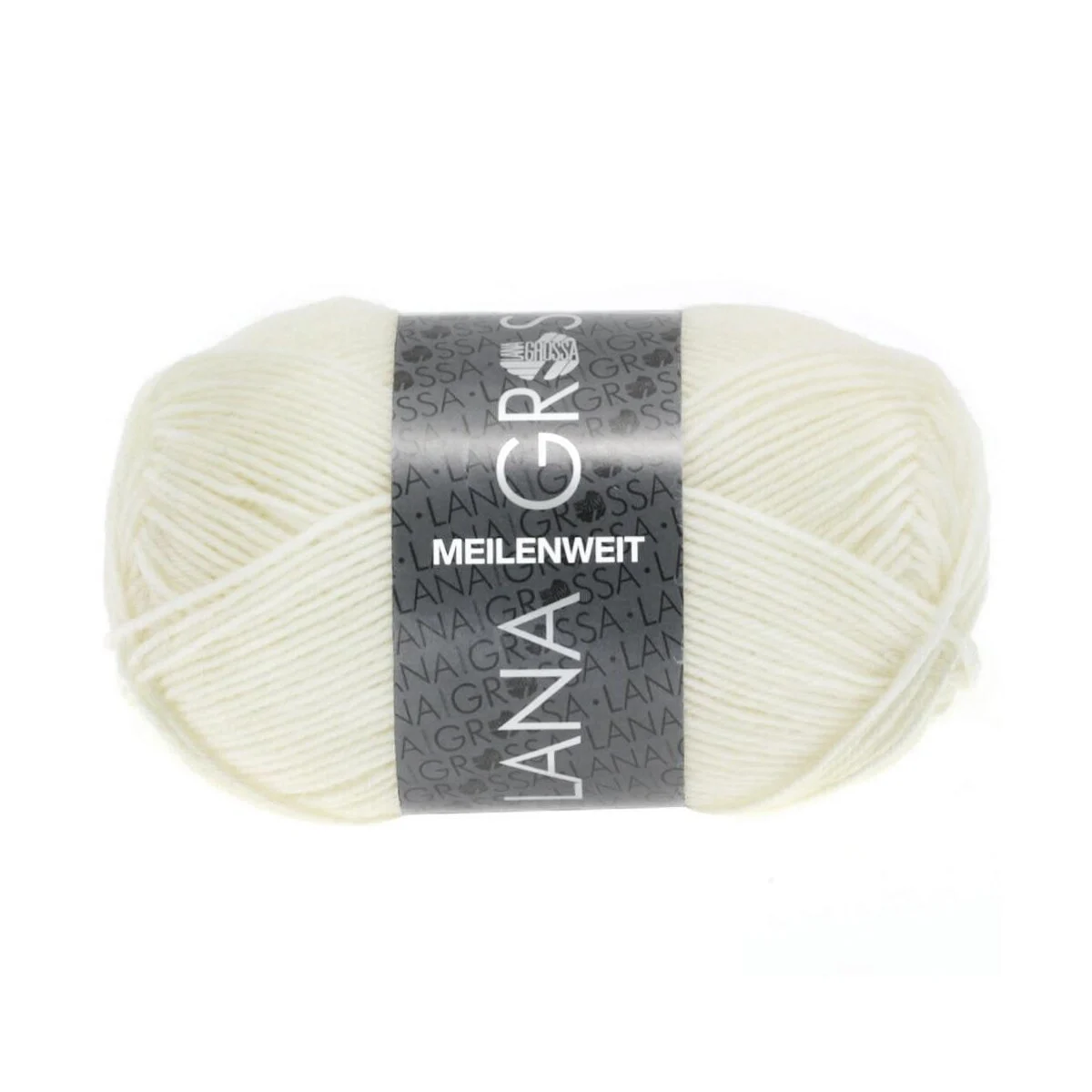 Lana Grossa - Meilenweit 4-fach 50g 1113 rohweiß