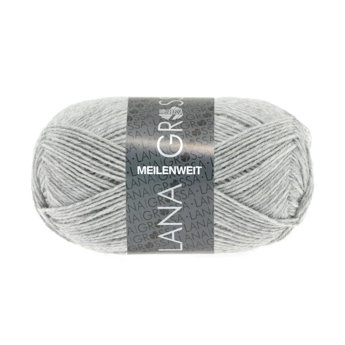 Lana Grossa - Meilenweit 4-fach 50g 1346 hellgrau meliert