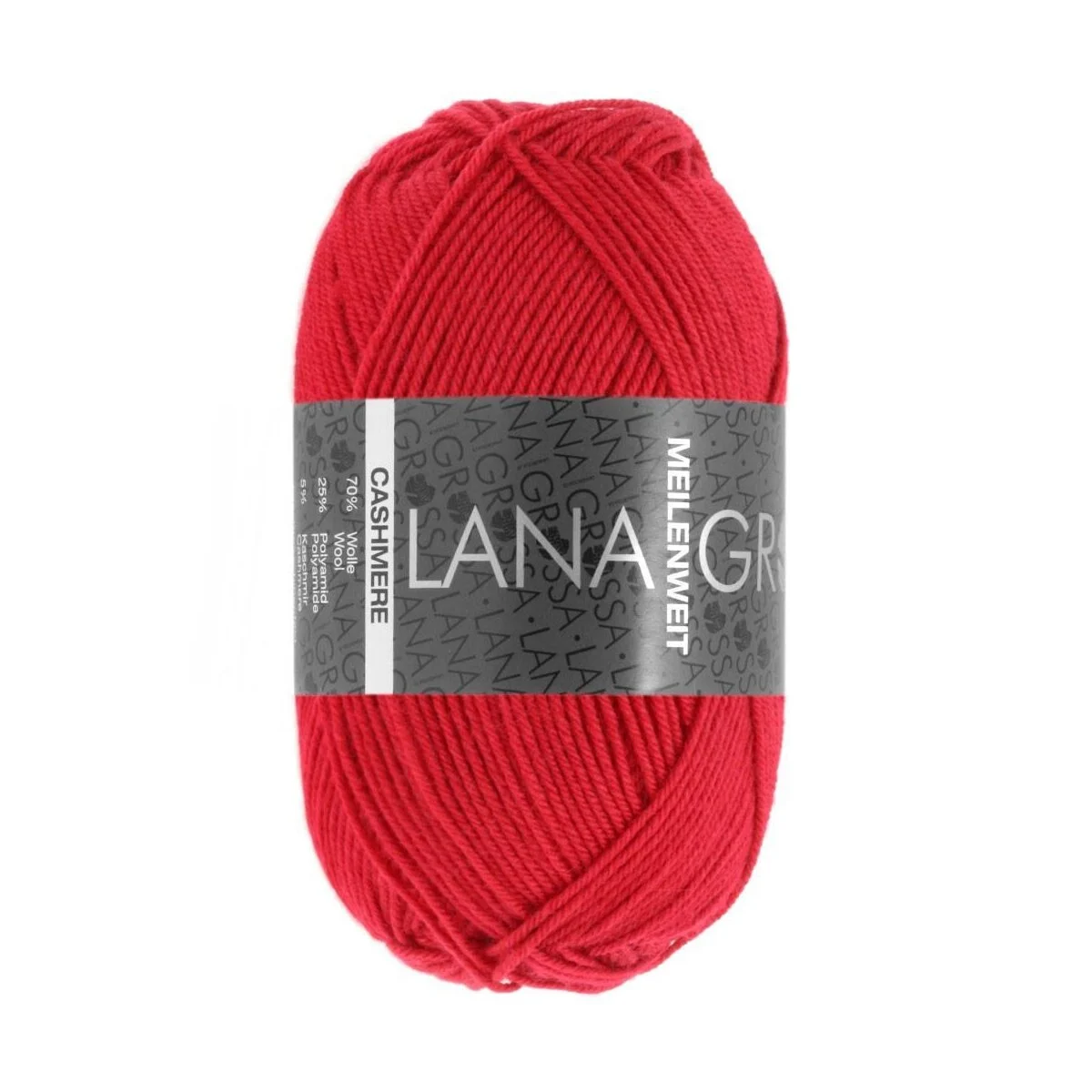 Lana Grossa - Meilenweit 4-fach 50g Cashmere 0006 rot